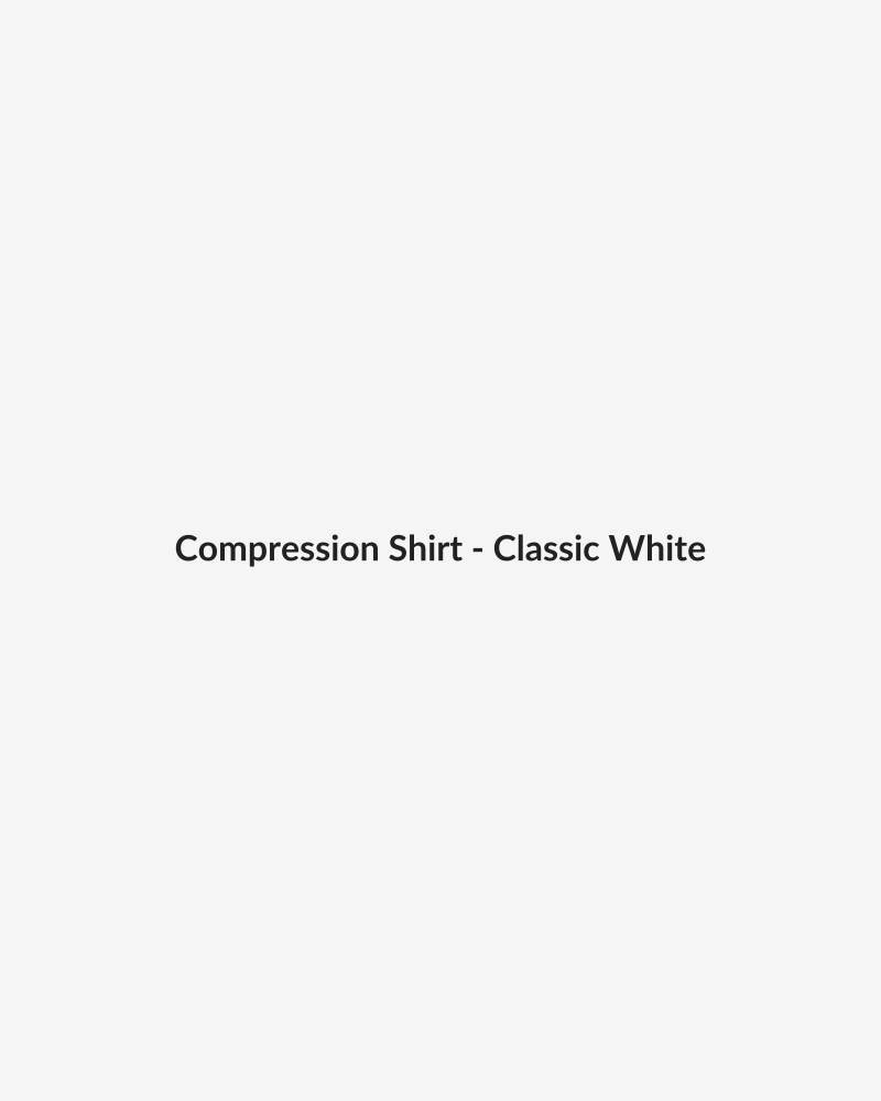 Compression Shirt - Classic White