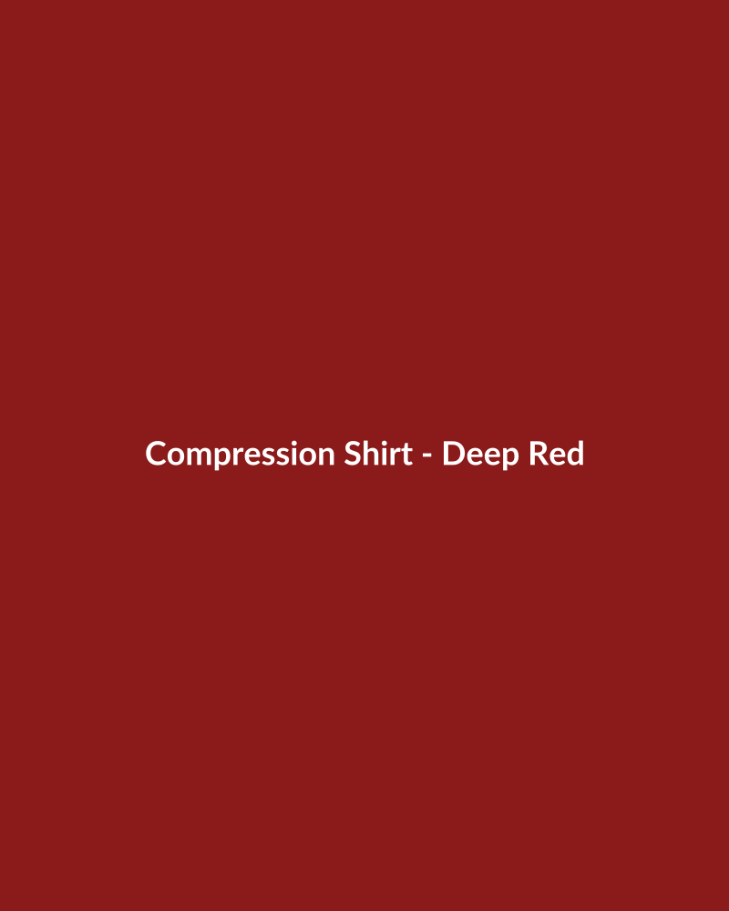 Compression Shirt - Deep Red